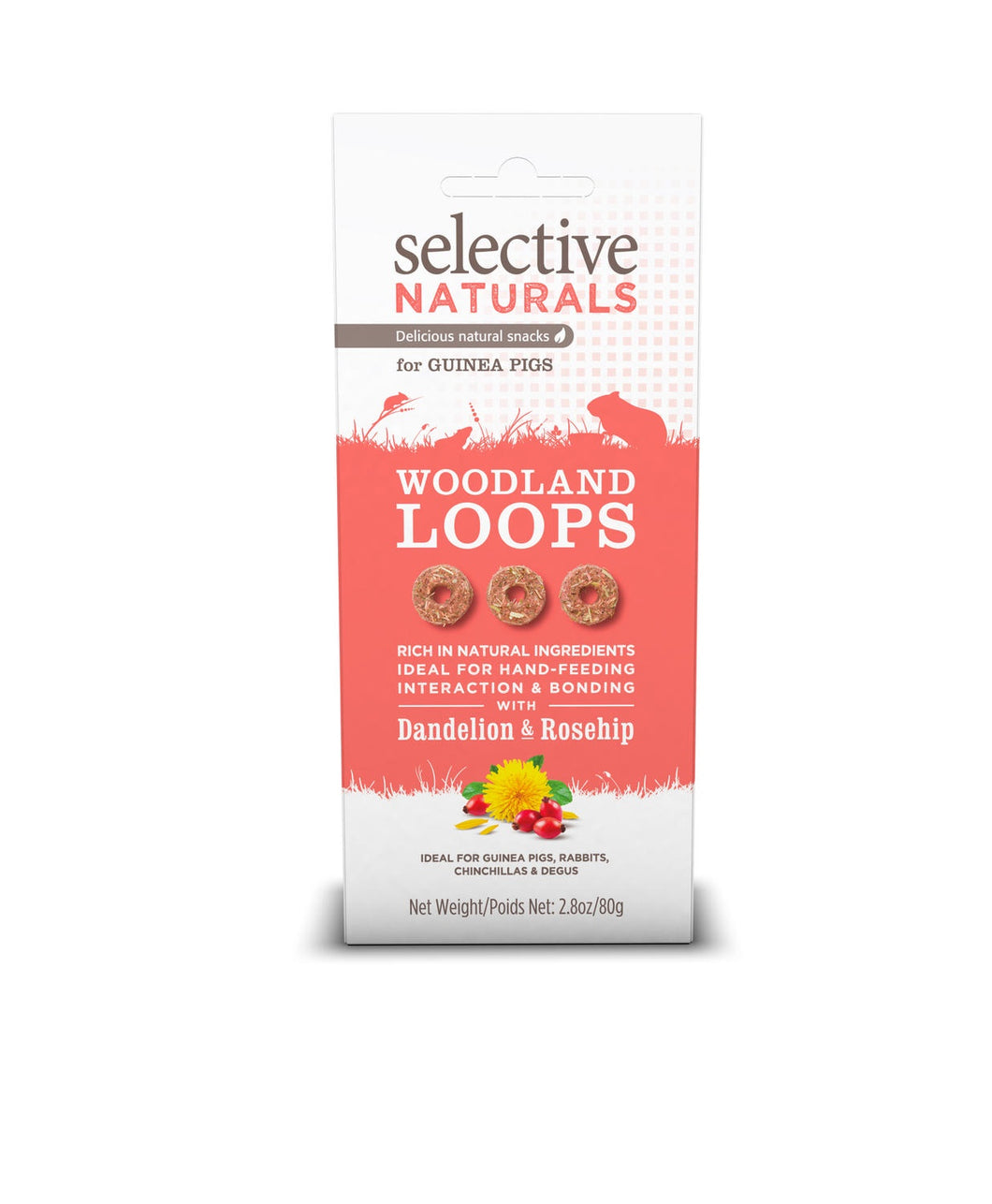 SELECTIVE NATURALS TREATS WOODLAND LOOPS80G