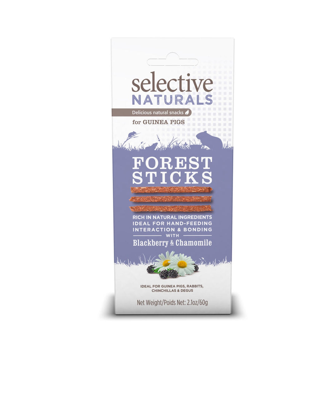 SELECTIVE NATURALS TREATS FORREST STICKS 60G