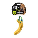 RUFF PLAY DOG TOY RUBBER DENTAL BANANA