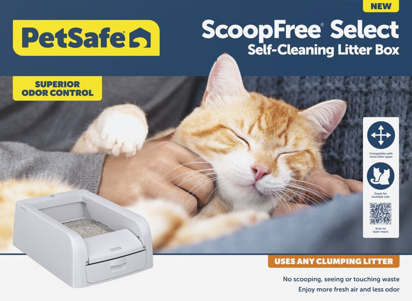 PETSAFE SCOOP FREE CLUMPING SELF CLEANING LITTER BOX (PAL00-17762)