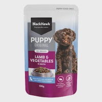 BLACKHAWK PUPPY WET LAMB 130G ENTIRE BOX OF 10