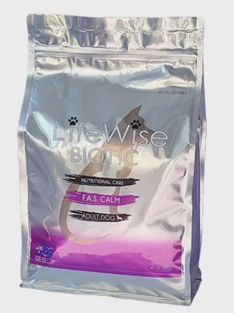LIFE WISE ADULT DOG BIOTIC CALM FISH LAMB RICE AND OATS13kg