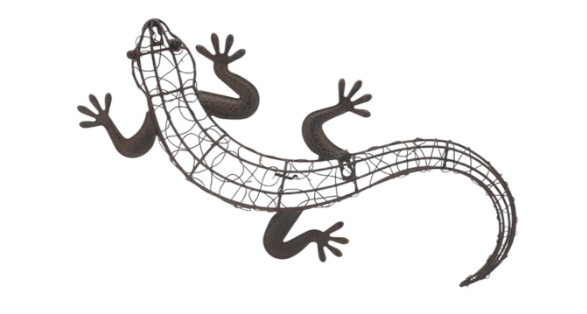 GOANNA WALL ART RUSTIC - 570x40x250MM