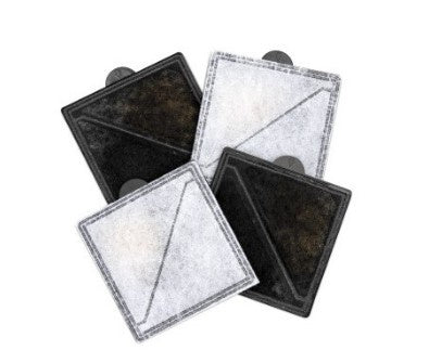 SQUARE CARBON RESIN FILTER 4PK (PAC00-17260)