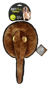 ROUGH PLAY DOG TOY PLUSH TUFF STING RAY