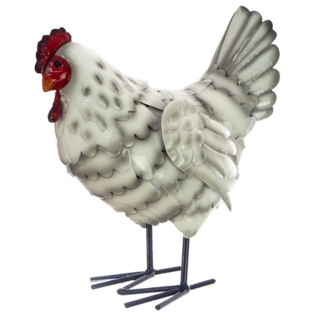 METAL ROOSTER WHITE