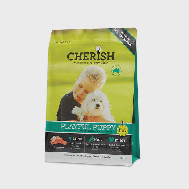 CHERISH PUPPY PLAYFUL SMALL BITES 3KG