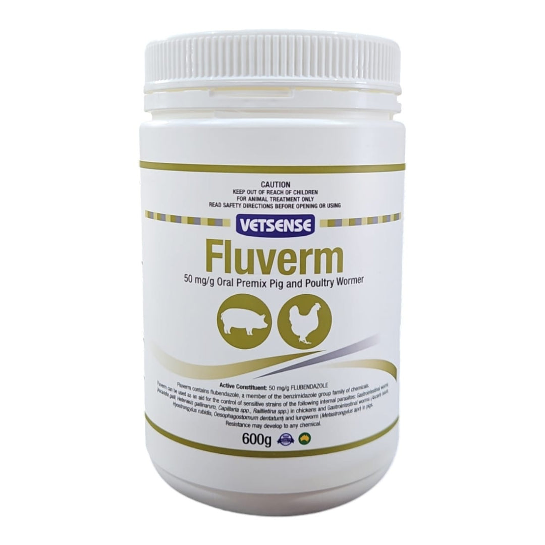VETSENSE FLUVERM PIG & POULTRY WORMER – Narrogin Valley Stockfeed