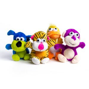 D/TOY SNUGGLE PLUSH STANDING ANIMALS ASSORTED