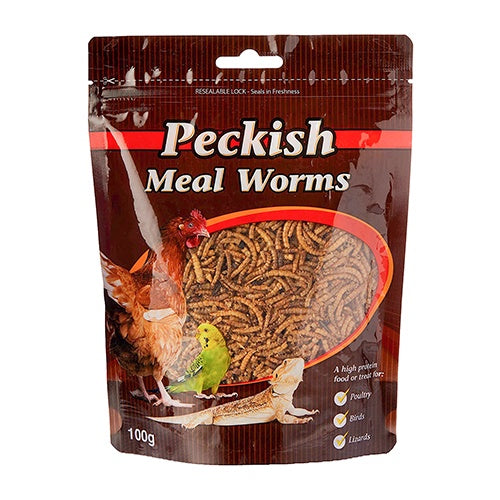 PECKISH MEALWORMS 100G