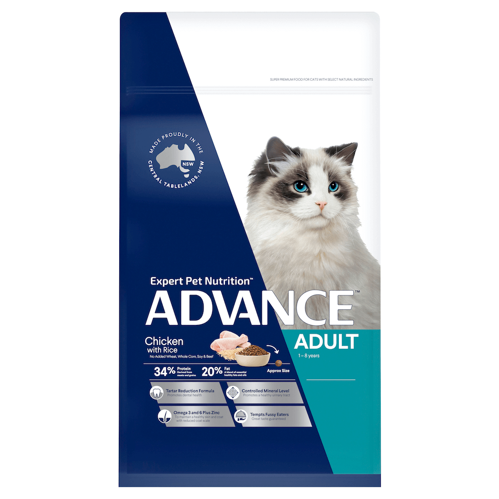 ADVANCE ADULT CAT 1-8YRS  CHICKEN & RICE 3KG