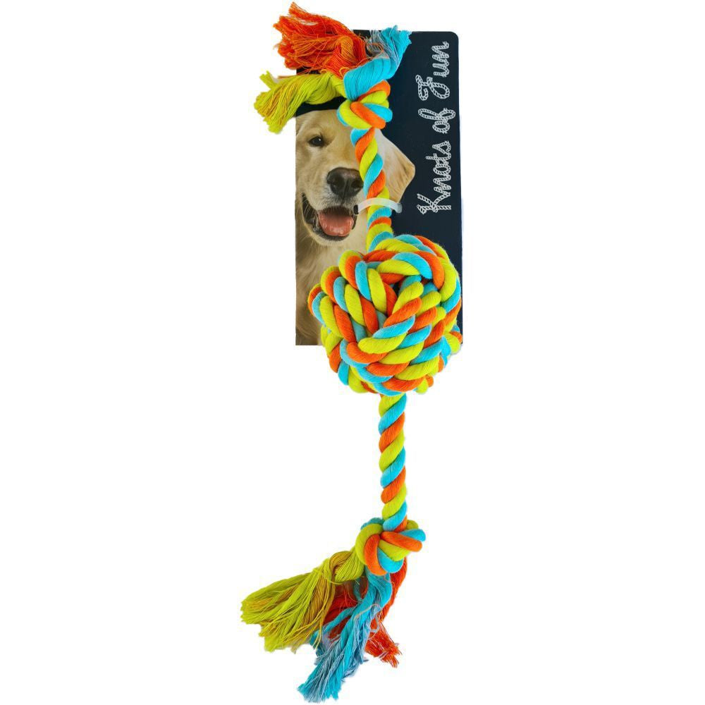 D/TOY ROPE TUG W/ROPE BALL 41CM