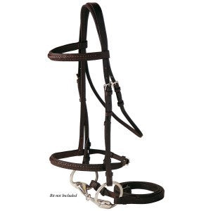 LACED SNAFFLE BRIDLE BROWN