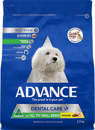 ADVANCE DOG DRY DENTAL SML BREED CHICK/RICE 2.5KG