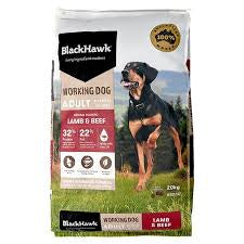 BLACKHAWK LAMB & BEEF WORKING DOG ADULT 20 KG