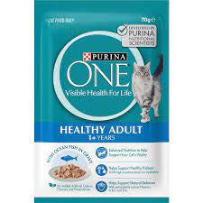 PURINA ONE WET ADULT HEALTHY OCEAN FISH 12X70G