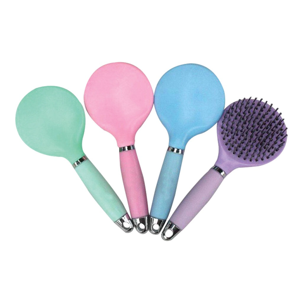 MANE/TAIL BRUSH GEL HANDLE ASSORTED COLOUR