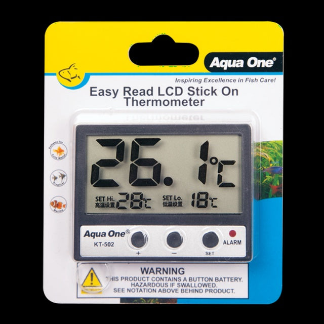 AQUA ONE EASY READ LCD STICK THERMOMETER